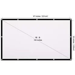 LA VAGUE LED-Projektor inkl. LV-STA100FP LV-HD240 Wi-Fi BUNDLE weiß Best