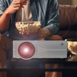 LA VAGUE LED-Projektor LV-HD240 Wi-Fi weiß Discount