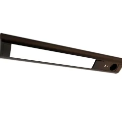 kalb Material für Möbel LED Unterbauleuchte mit Schalter und Steckdose, 230VAC Anschluss, 3000 Kelvin, USB-Port Typ A u. C, Aluminium + ABS, IP20 Schwarz Online