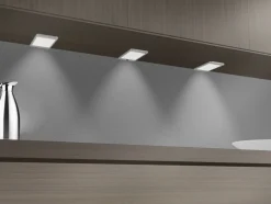 kalb Material für Möbel LED Unterbauleuchte, silber-grau, warmweiss, ohne Sensor, 3er SET Hot