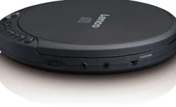Lenco CD-010 CD Player/Discman mit Ladefunktion, schwarz Hot