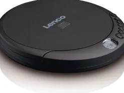 Lenco CD-010 CD Player/Discman mit Ladefunktion, schwarz Hot