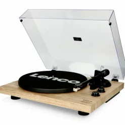 Lenco LBT-188PI - Plattenspieler mit Riemenantrieb und Bluetooth - Anti-Skating - Holz Hot