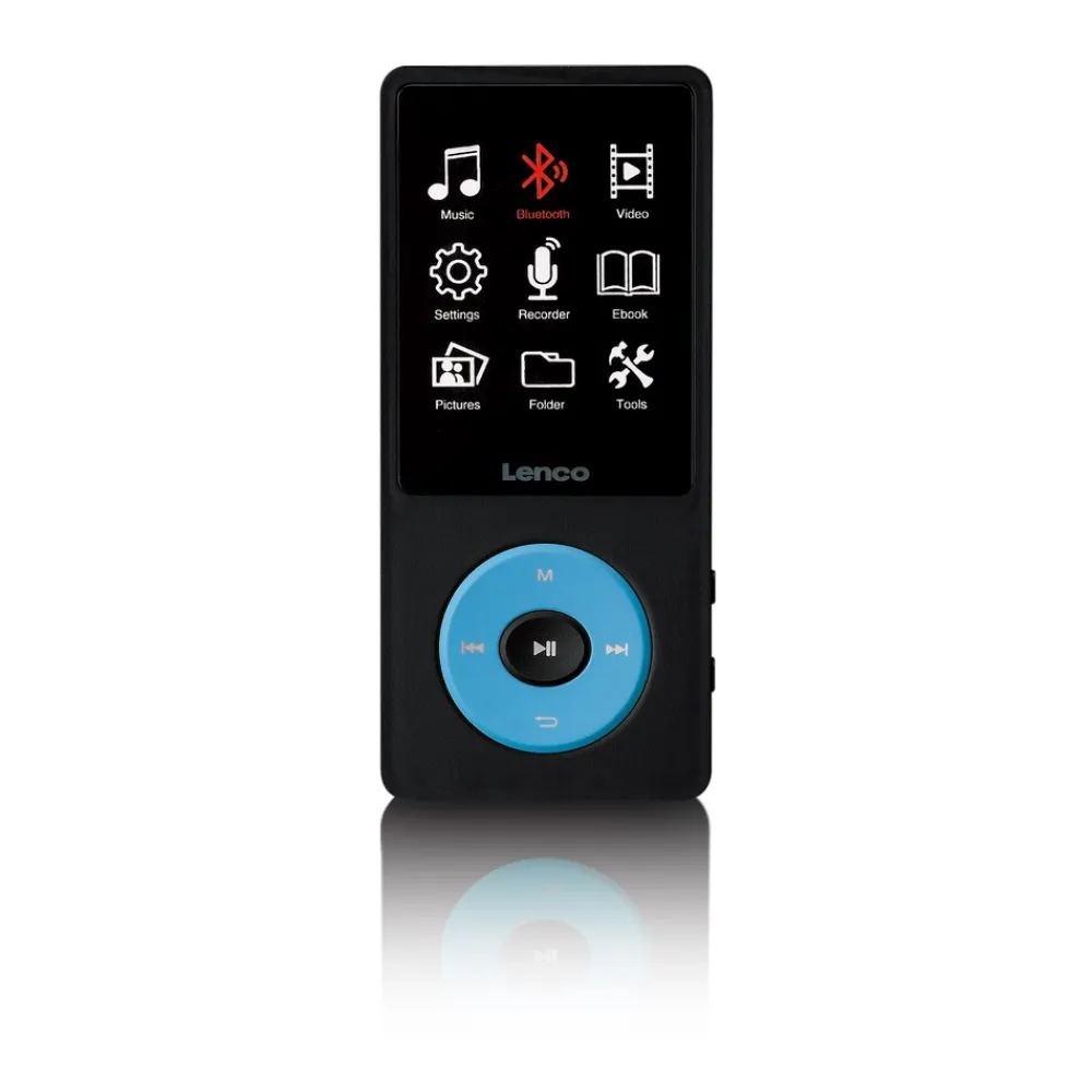 Lenco MP3/MP4-Player mit Bluetooth® und 8 GB internem Speicher Blau Hot