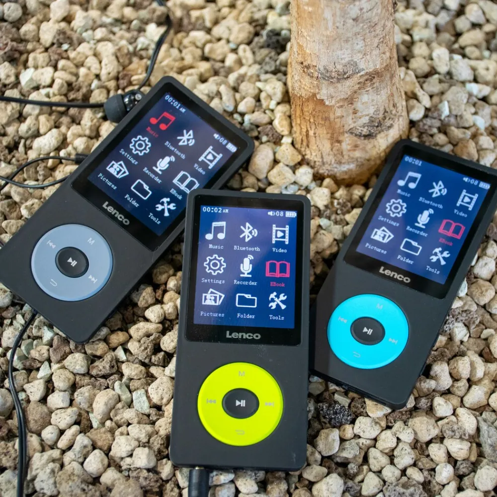 Lenco MP3/MP4-Player mit Bluetooth® und 8 GB internem Speicher Blau Hot