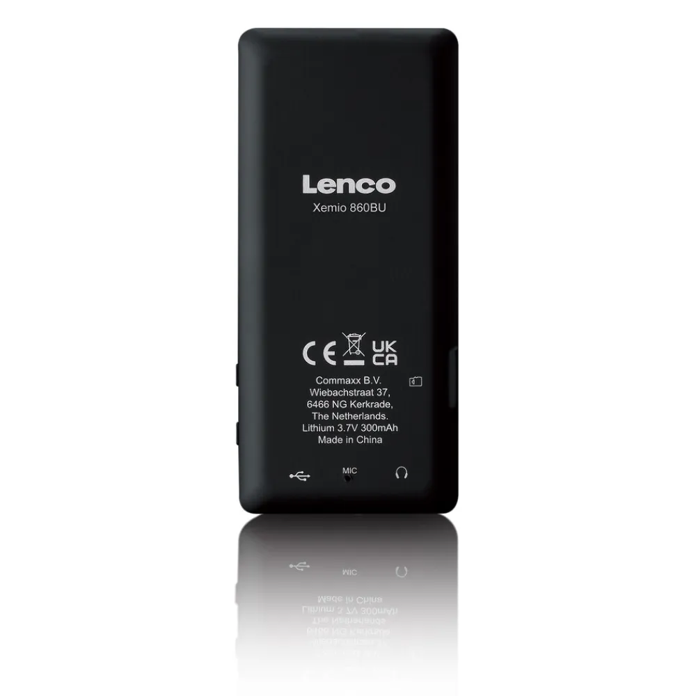 Lenco MP3/MP4-Player mit Bluetooth® und 8 GB internem Speicher Blau Hot