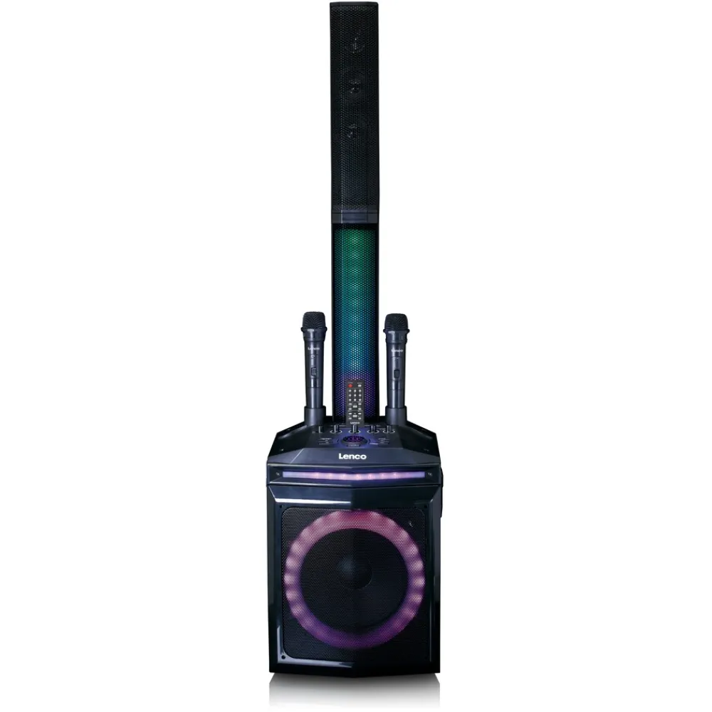 Lenco - PA-220BK - PA-Anlage mit abnehmbarem Hochtöner Outlet