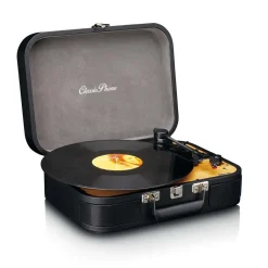 Lenco Retro Bluetooth® Plattenspieler mit eingebauten Lautsprechern Schwarz Clearance