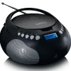 Lenco SCD-331BK Tragbares FM-Radio mit CD/MP3-Player Discount
