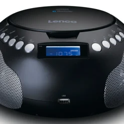 Lenco SCD-331BK Tragbares FM-Radio mit CD/MP3-Player Discount