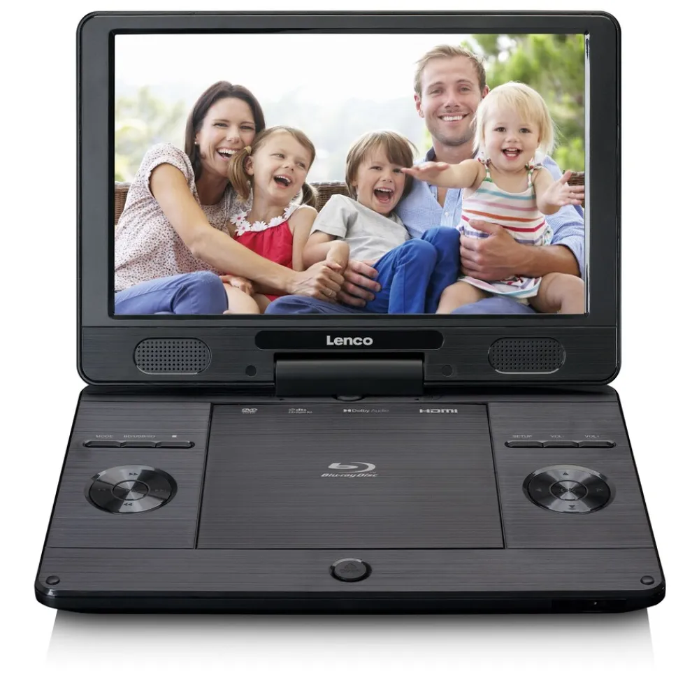 Lenco tragbarer 11,5" Bluray-DVD-Player Schwarz New