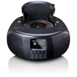 Lenco Tragbares Internetradio mit DAB+/FM, Bluetooth®, CD-Player und großem LCD-Farbdisplay Schwarz Discount