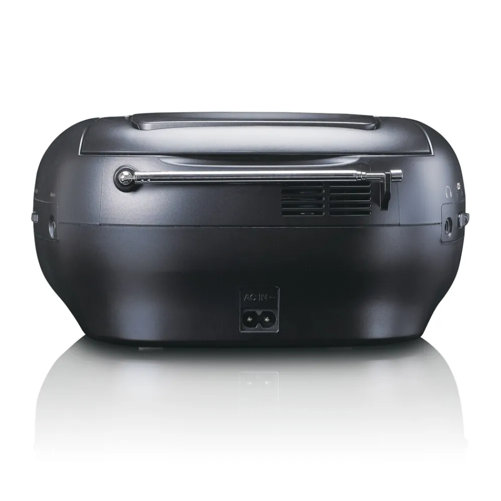 Lenco Tragbares Internetradio mit DAB+/FM, Bluetooth®, CD-Player und großem LCD-Farbdisplay Schwarz Discount