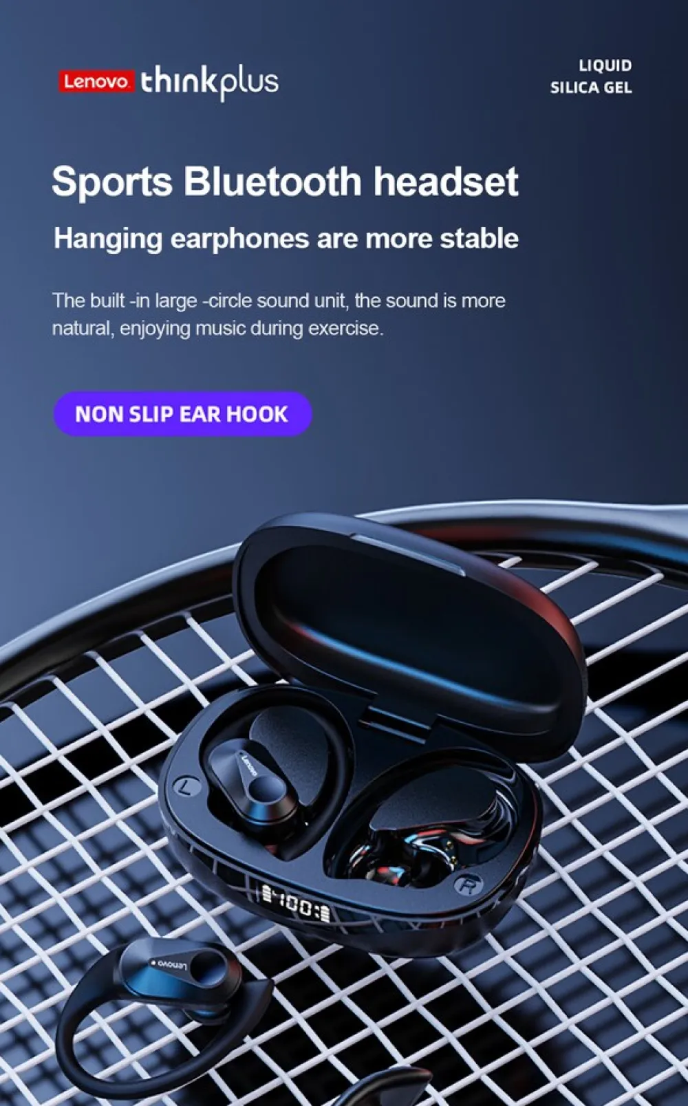 LP75 Bluetooth-Kopfhörer Weiß ^ Lenovo New
