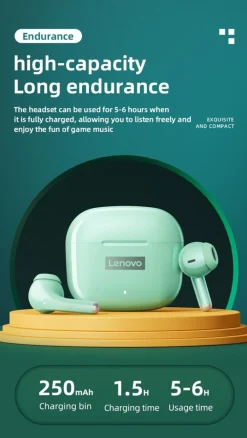 Lenovo LP40 Pro Bluetooth-Kopfhörer Schwarz Sale