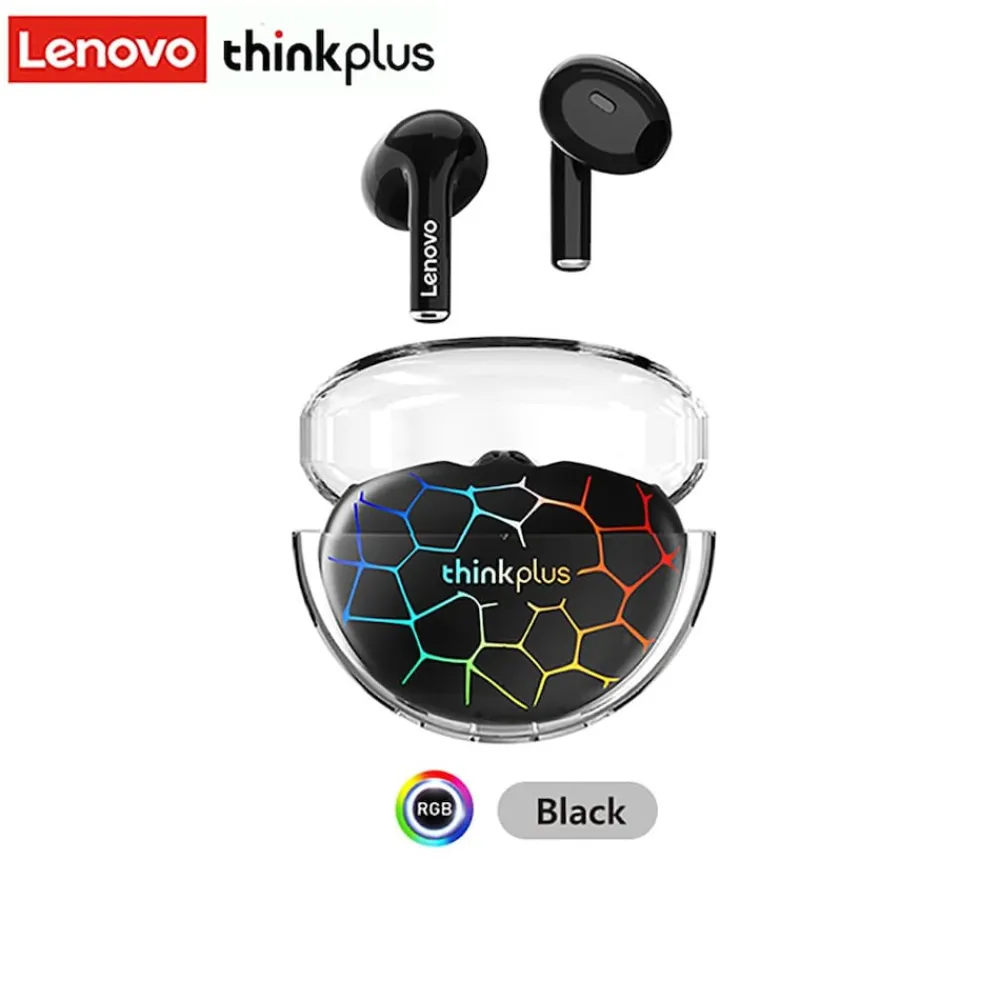 LP80 Pro Bluetooth-Kopfhörer Schwarz RGB ^ Lenovo Hot
