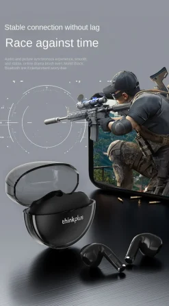 LP80 Pro Bluetooth-Kopfhörer Schwarz RGB ^ Lenovo Hot