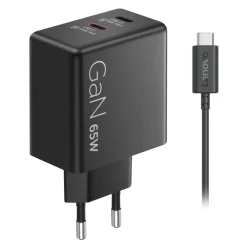 65-W-USB-C-Ladegerät, GaN, USB-C, Schwarz ^ Lenovo Discount