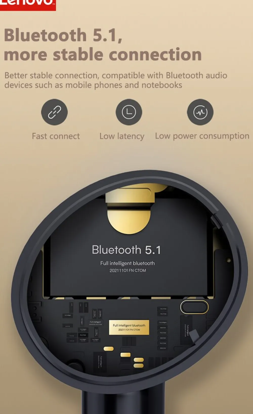 Lenovo X15 Pro Bluetooth-Kopfhörer Rosa Schwarz Discount