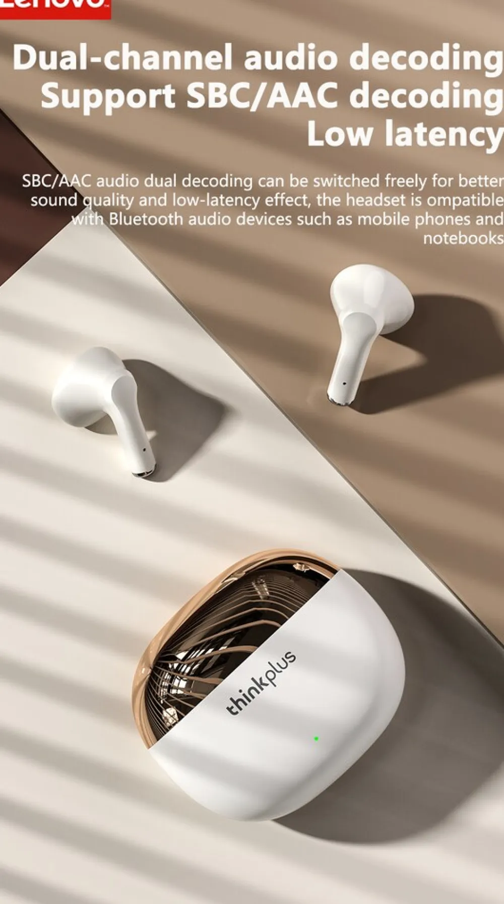 Lenovo X15 Pro Bluetooth-Kopfhörer Rosa Schwarz Discount
