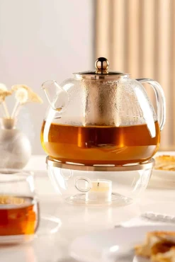 Teekanne mit Stövchen Tè Per Te 1,5 Liter ^ Leonardo Online