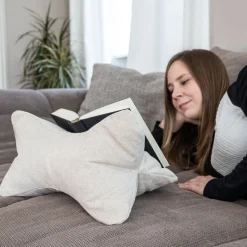 Bookiepad Leseknochen Cozy Home petrol Anthrazit Online