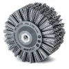 Rundbürste gestanzt 140 mm Schleifborsten mit Siliziumcarbidkorn ^ Lessmann Hot