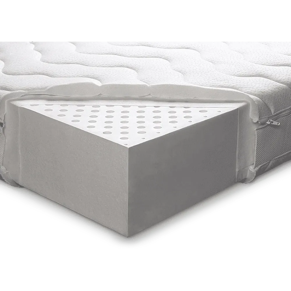 Topper Lux Latex Weiß – Höhe 8 cm ^ Letti Moderni