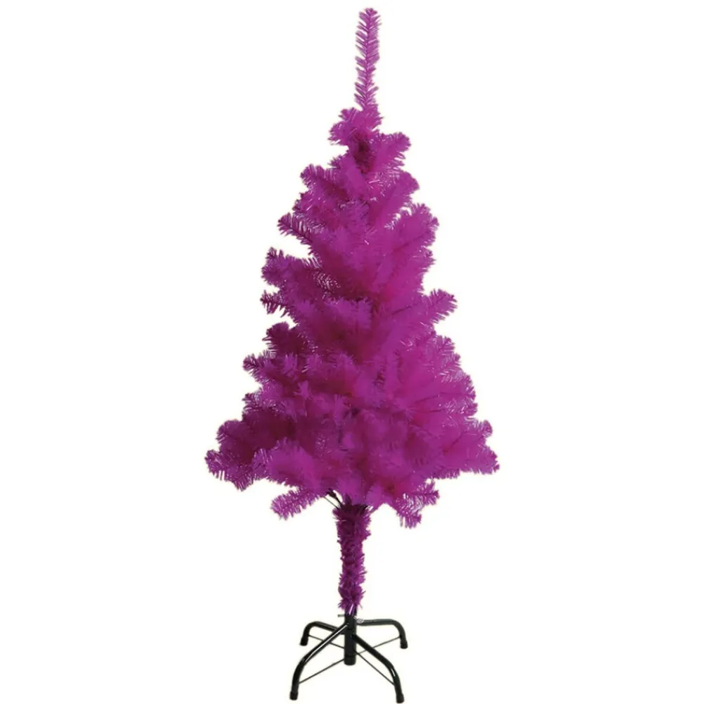 Linder Exclusiv LEX Künstlicher Weihnachtsbaum inkl. Ständer, Farbe Lila, 150 cm Best