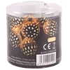 LEX LED Batterie-Lichterkette Gold-Ball warmweiß ^ Linder Exclusiv Discount