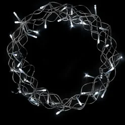 Linder Exclusiv LEX LED Metallkranz grobmaschig, kaltweiß,  Ø 30 cm, 40 LEDs New