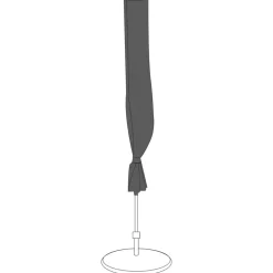 Linder Exclusiv LEX Schutzhülle Deluxe für Partyschirme, Ø 260 – 450 cm, Tragetasche mit Reißverschluss Best