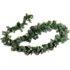 Linder Exclusiv LEX Weihnachtsgirlande mit Lichterkette, 100 LEDs, für innen und außen