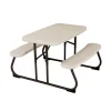 Lifetime Kunststoff Picknicktisch Kinder grau Discount