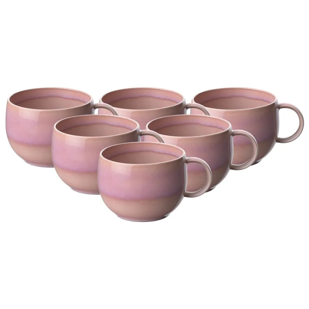 Kaffeetassen Perlemor Coral 190 ml 6er Set ^ like. by Villeroy & Boch Sale