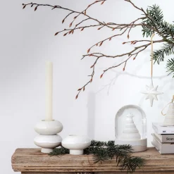 like. by Villeroy & Boch Kerzenhalter Donut Winter Glow ø 9,1 cm 6er Set beige Clearance