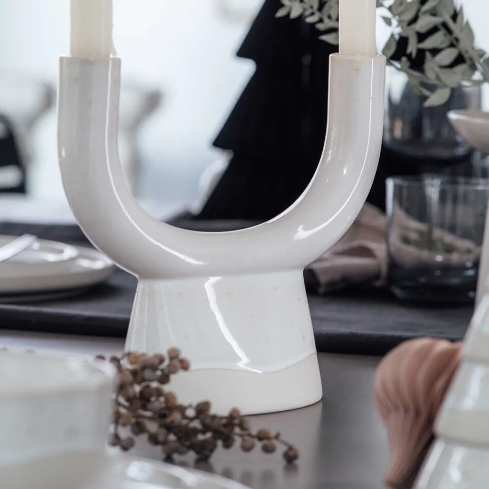 Kerzenhalter U-Form Winter Glow ^ like. by Villeroy & Boch Discount