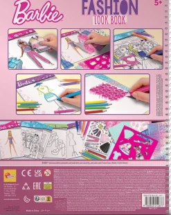 12677 - Barbie - Fashion Trend Look Book Kreativset Malbuch Kreativbuch für Mädchen ^ Lisciani Hot