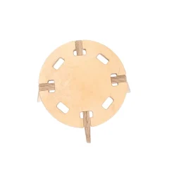 LITUA Runder Hocker - tabi aus Holz ^ BSSD-Defence Best