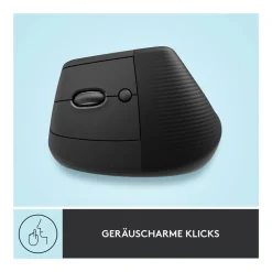 Lift - linkshändige vertikale ergonomische Maus, Grafit (Bluetooth, kabellos) ^ Logitech Discount