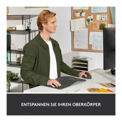 Lift - linkshändige vertikale ergonomische Maus, Grafit (Bluetooth, kabellos) ^ Logitech Discount