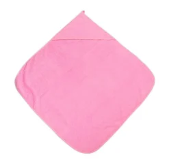 Lorelli Baby-Badehandtuch 80 x 80 cm, Kapuzenhandtuch, Badetuch, ab Geburt rosa lila Discount