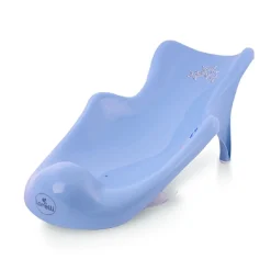 Lorelli Baby Badewannenliege Badewannenauflage ab Geburt, Größe 51 x 22x 20cm hellblau silbergrau Outlet