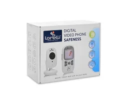 Lorelli Babyphone Safeness, Nachtsicht, 2,4 " LCD-Farbdisplay, Temperaturanzeige weiß Outlet