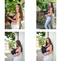 Lorelli Babytrage Tragehilfe Between Bauchtrage verstellbare Gurte ab 4 Monaten hellgrau Best
