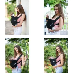 Lorelli Babytrage Tragehilfe Between Bauchtrage verstellbare Gurte ab 4 Monaten hellgrau Best