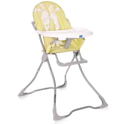 Kinderhochstuhl Marcel, klappbar, Bechervertiefung, abwaschbarer Stoff beige gelb ^ Lorelli Outlet
