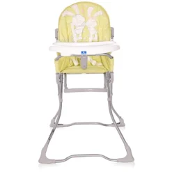 Kinderhochstuhl Marcel, klappbar, Bechervertiefung, abwaschbarer Stoff beige gelb ^ Lorelli Outlet