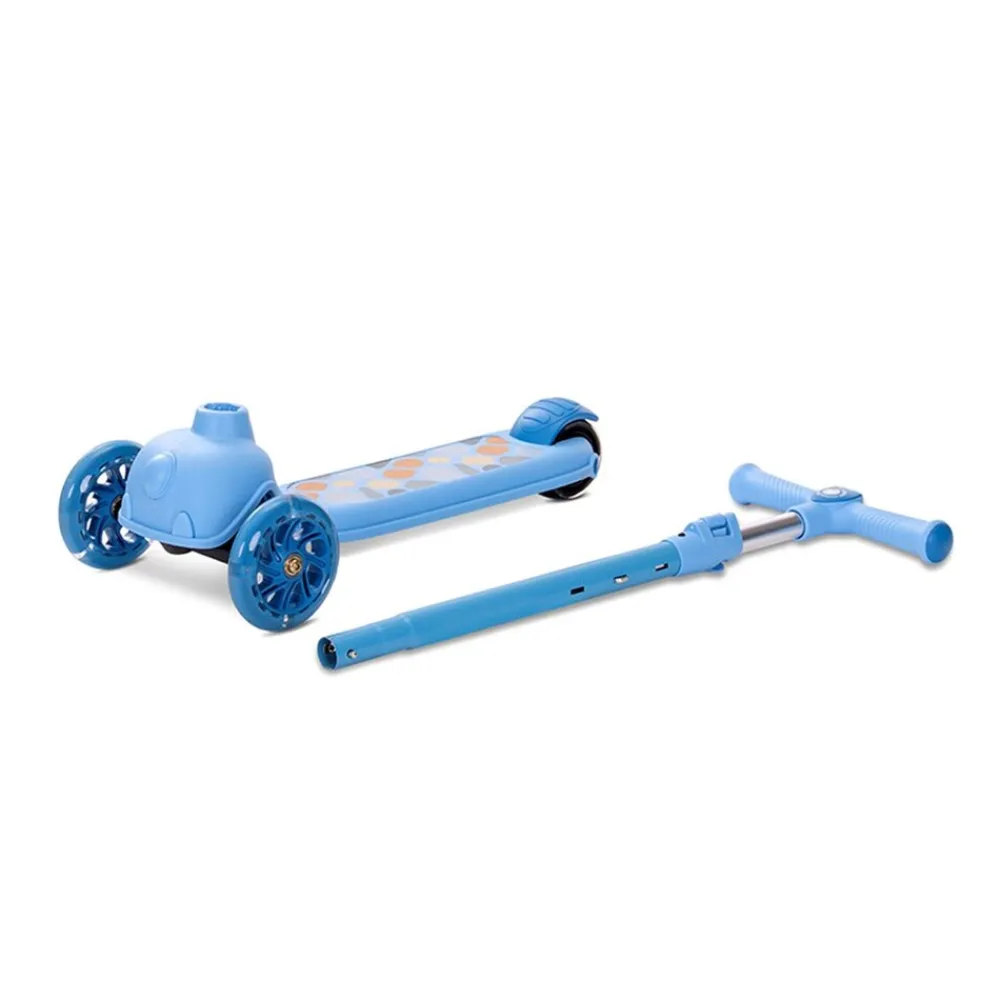 Kinderroller Jetster PU-Rollen, ABEC-9 Lenker abnehmbar höhenverstellbar blau ^ Lorelli