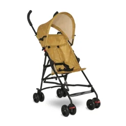 Kinderwagen Buggy Vaya verstellbares Sonnendach, klappbar, Fußstütze gelb ^ Lorelli Sale